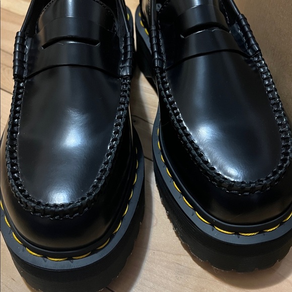Dr. Martens Black Leather Loafers Penton II Quad - Picture 5 of 10